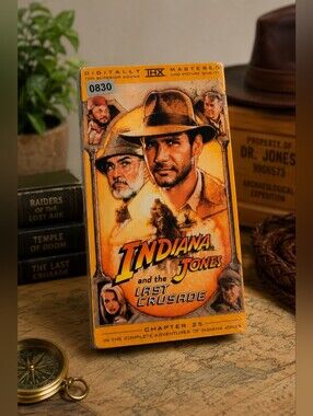 Indiana Jones and the Last Crusade 1989 VHS Shrink Wrapped Factory Sealed Action